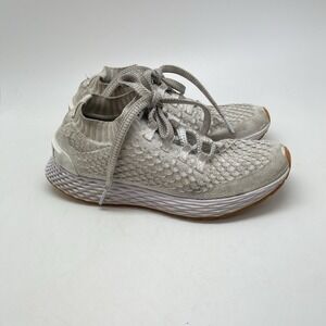 NOBULL Sneakers Womens 8.5 Mesh Diamond Allday Knit White Athletic Training Shoe